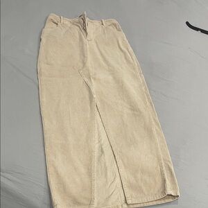 Men's Beige Corduroy skirt - Classic Style